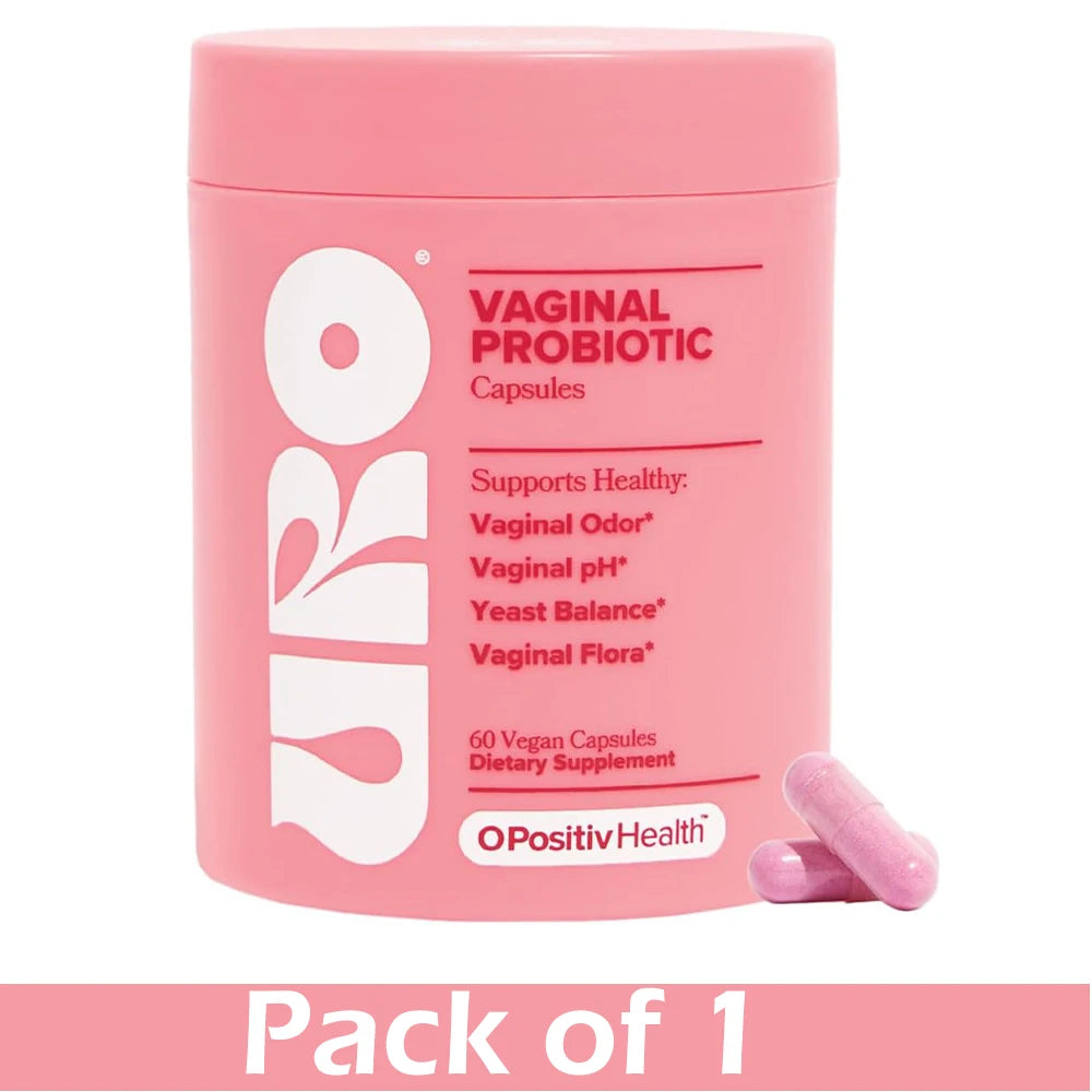 O Positiv Vaginal Probiotics for Women pH Balance, Vaginal Odor & Flora - Vaginal Healthy Supplement - 60 Vegan Capsules