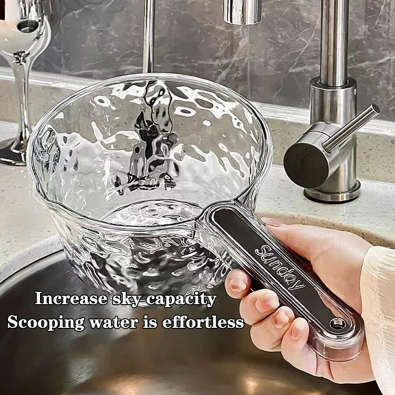 Stainless Steel Water Ladle Pan Pot Thickening Non-stick Suop Pan With Handle Or Plastic Ladle Household Kitchen Gadgets〔CC11〕