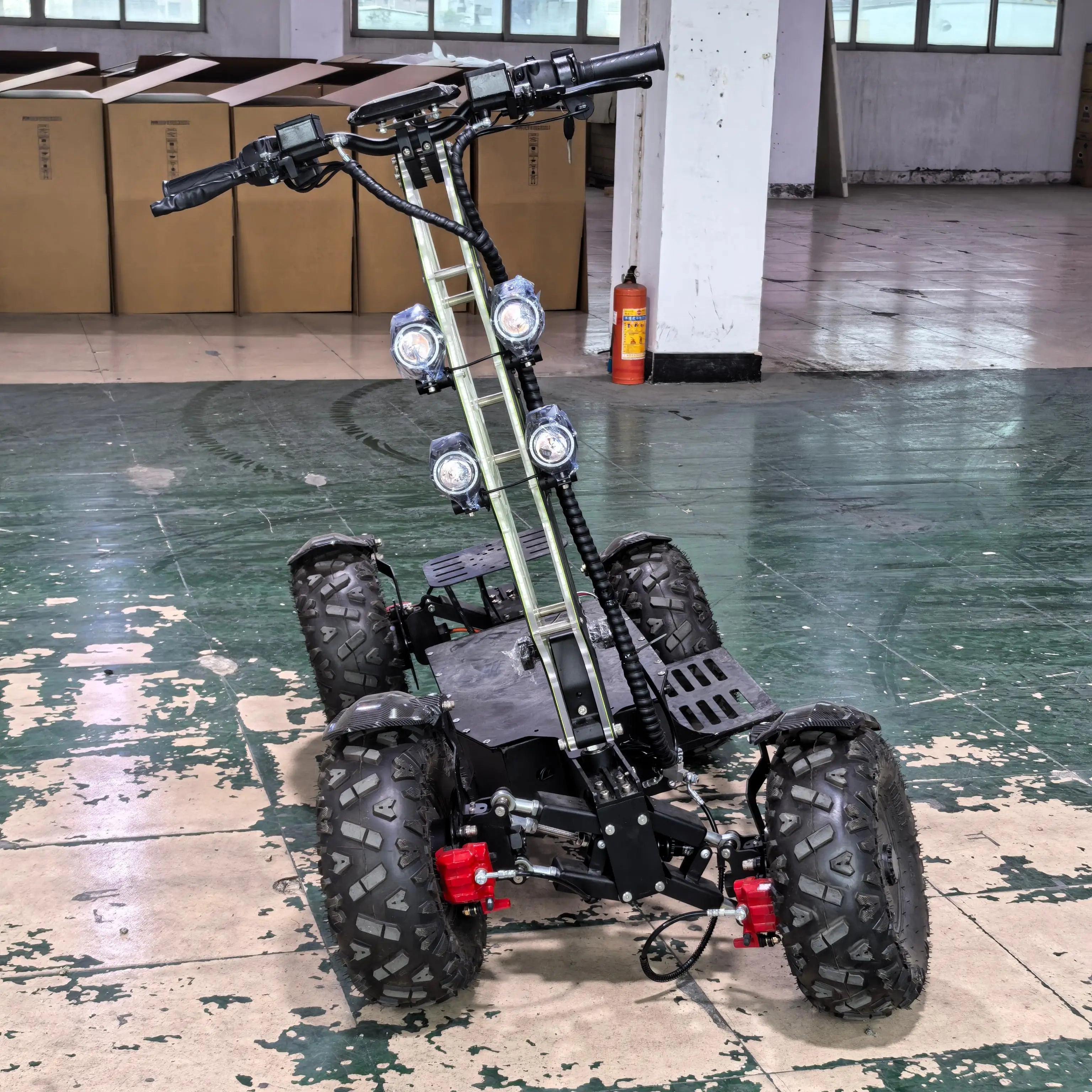 STLF 2025 NEW E Scooter 60V 52 Ah High Power Wattage Off-road Scooter 4WD Adults Toy Electric Quad Bike 4x4 Electric Quad Bike