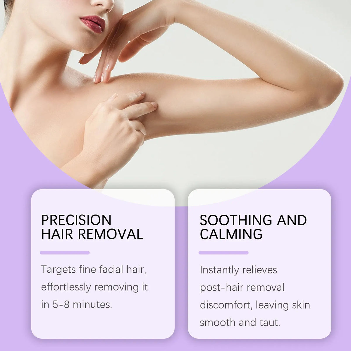 Painless Hair Removal Set for Underarm Private Body Leg Gentle Non-irritating Smooth Hair Growth Inhibitor Body Care for Women