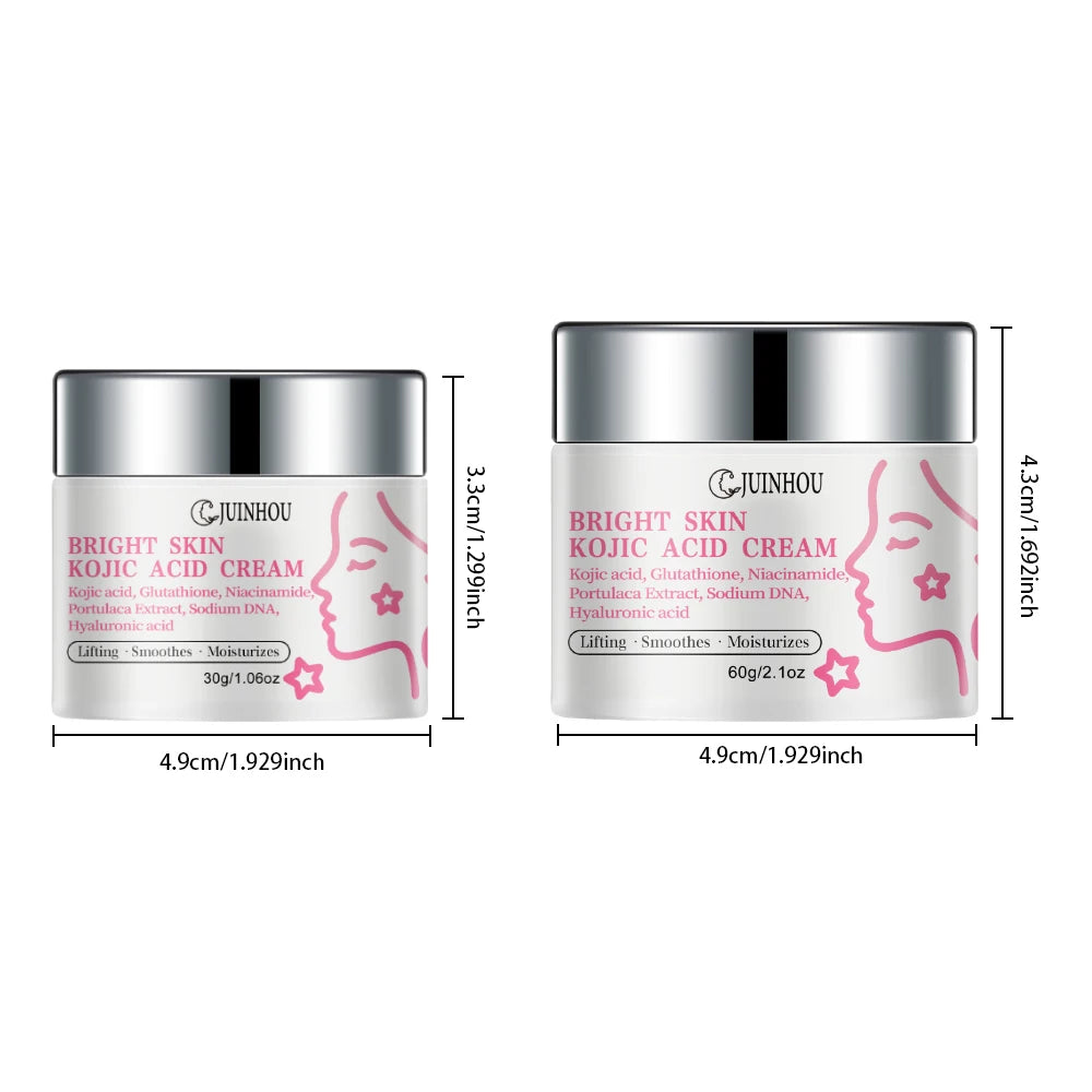 JUINHOU Lightweight Non‑greasy Moisturizing Face Cream For Dull Skin Daily Facial Hydrating Brightening Skin Care For Home Skin