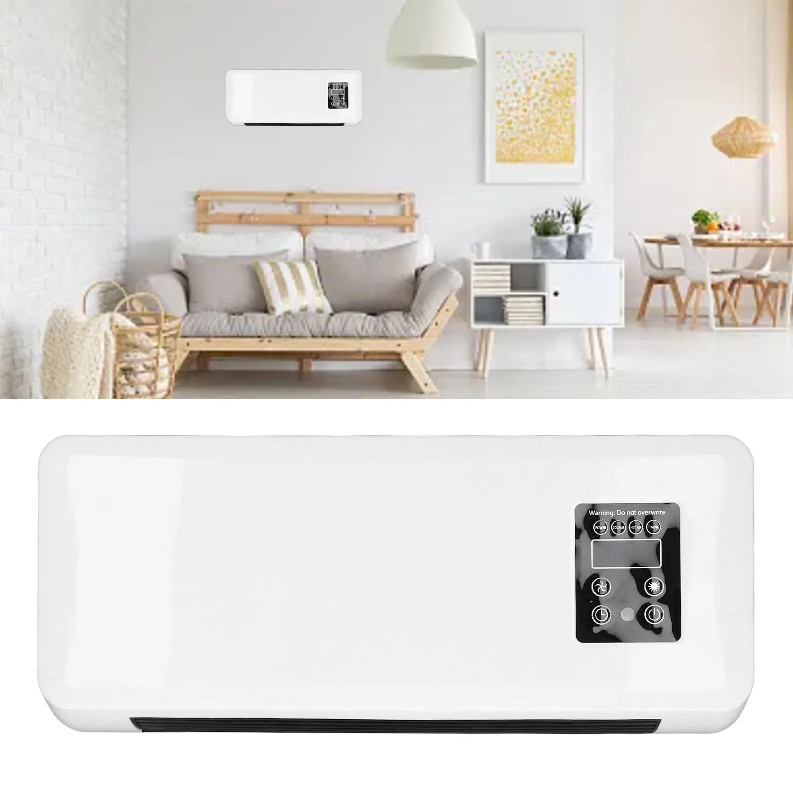 Room Cold and Warm Wall Mounted Conditioner Fast Heating Wall Mount Portable Conditioner  Ecofriendly for Office