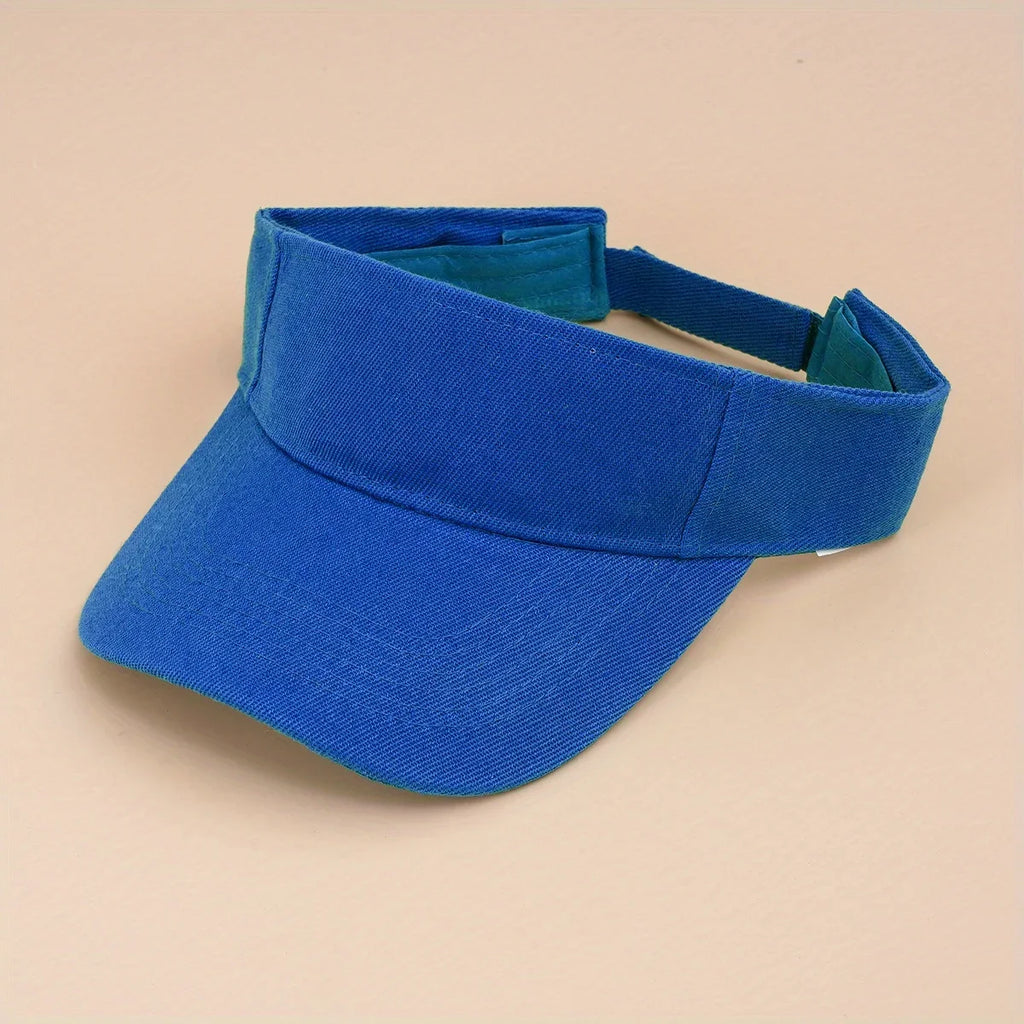 new solid color hollow top hat adjustable duck tongue hat sun hat summer men women suitable for sports riding daily out running
