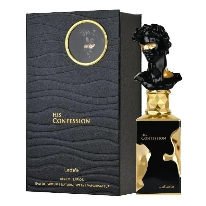 100ml Middle East Arab Men's Long-Lasting Confession Eau De Toilette Spray Charming Alluring Gift Box Perfume