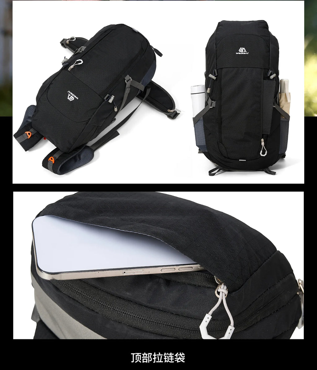 40L Hiking Backpack Men Women Outdoor Camping Rucksack Lightweight Waterproof Travel Bag Mountaineering Trekking Daypack