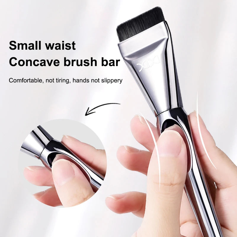 Ultra Thin Foundation Brush Lightweight Face Contour Brush Flat Contour Brush Foundation Cream Makeup Brushes Beauty