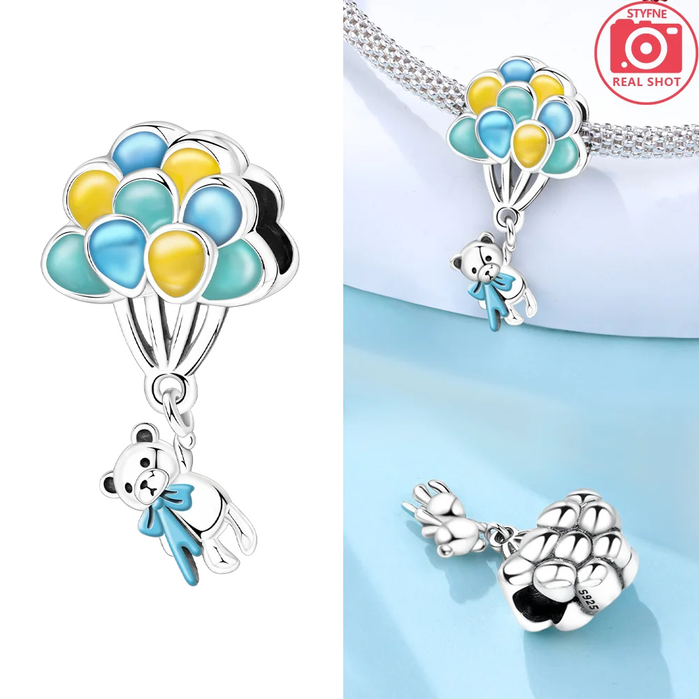 925 Sterling Silver Pink Zircon Love Beads Charms Fit Bracelet Women Jewelry Diy Anniversary Gift Delicate Accessories Bag Charm