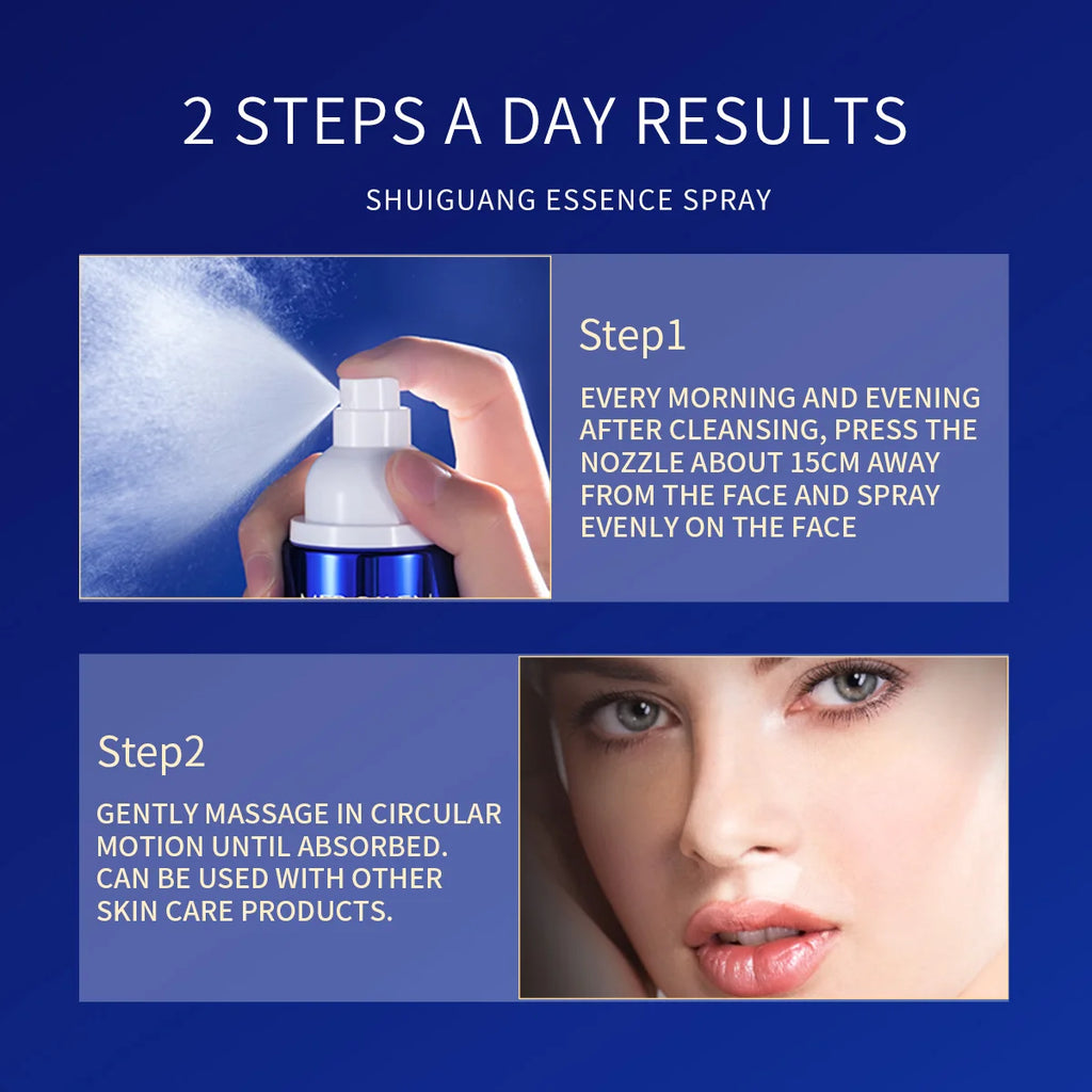 Mercilen Youth Freeze Essence 100ml, Contains Niacinamide, Hyaluronic Acid, Collagen, and Plant Squalane to Moisturize and Brighten Facial Skin, Making It Look Younger, Suitable for All Skin Types