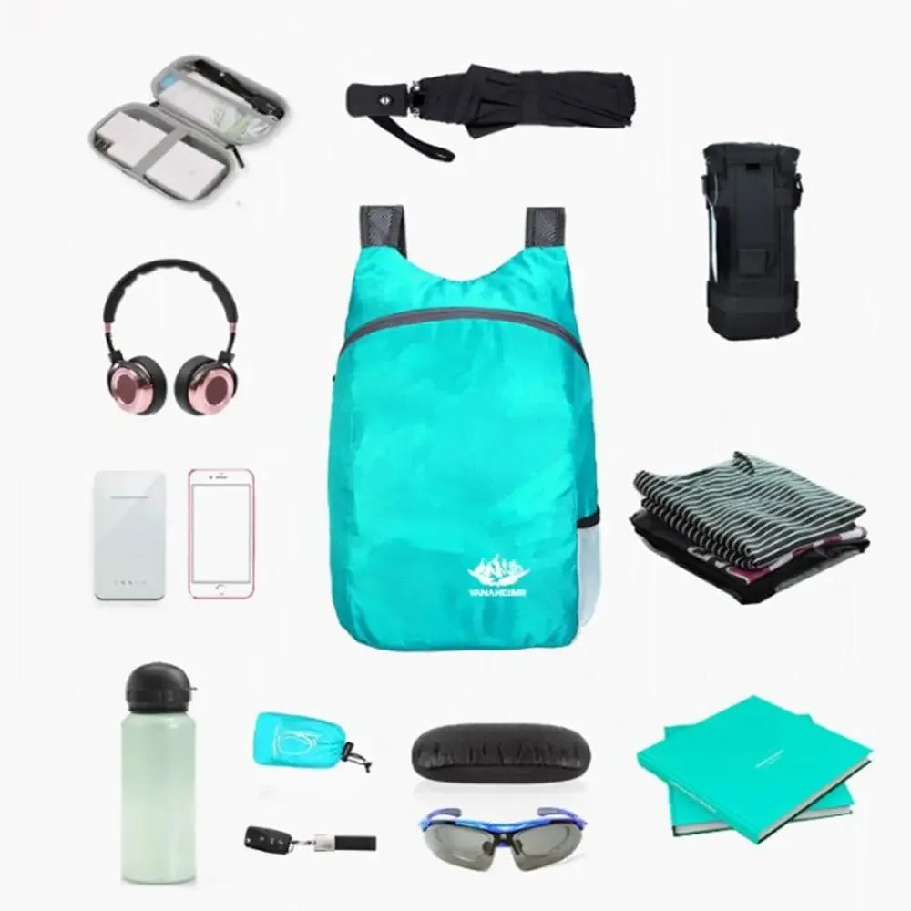 Outdoor Ultralight Nano Waterproof Folding Handy Bag Lightweight Packable Backpack Travel Daypack Men Women Daypacks