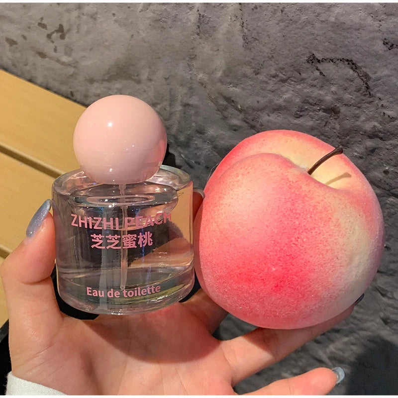 Citrus Peach Fruity Perfume Spray,Clean Fresh Women Scent,Orange Blossom/Lily/Iris/Vetiver/Lemon/Musk Light Fragrance Mist
