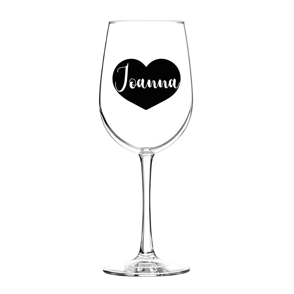 Personalised Wine Glasses Laser Engraving Custom Mr. and Mrs. Wine Glasses Gifts for Wife Couples Anniversary Christmas Wedding