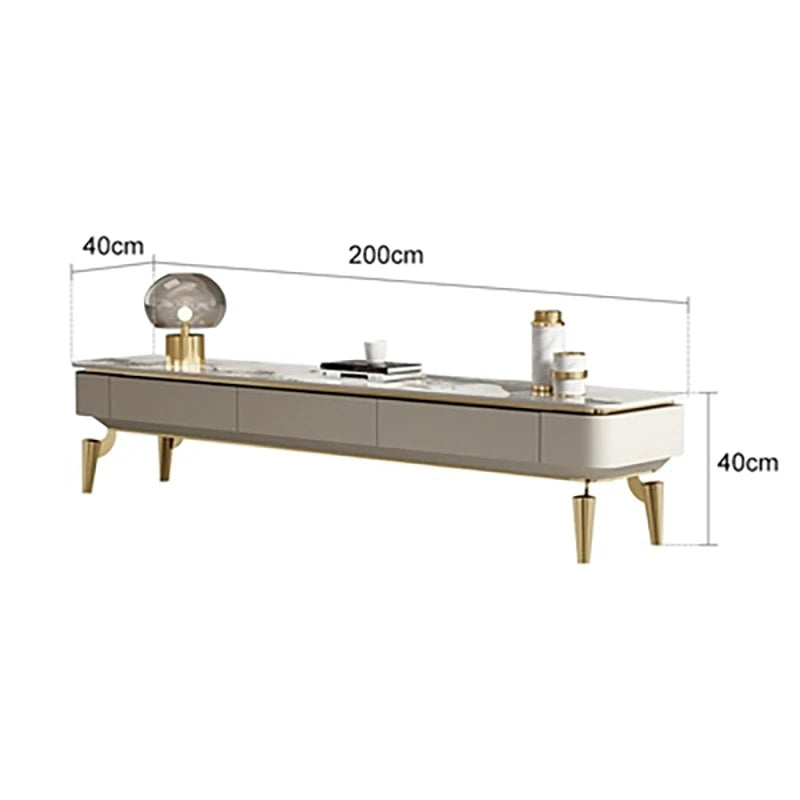 Modern Italian Tv Stands Design Drawers Style Premium Tv Table Luxury Trendy Elegant Muebles Para Hogar Living Room Furniture