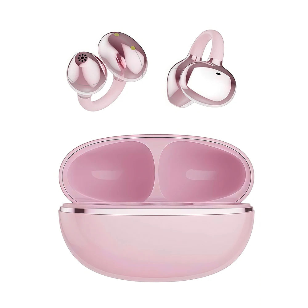 Original TWS Bluetooth Earphones Ear Clip Earring Wireless Headphones with Mic Calling Touch Control Sports Headsets