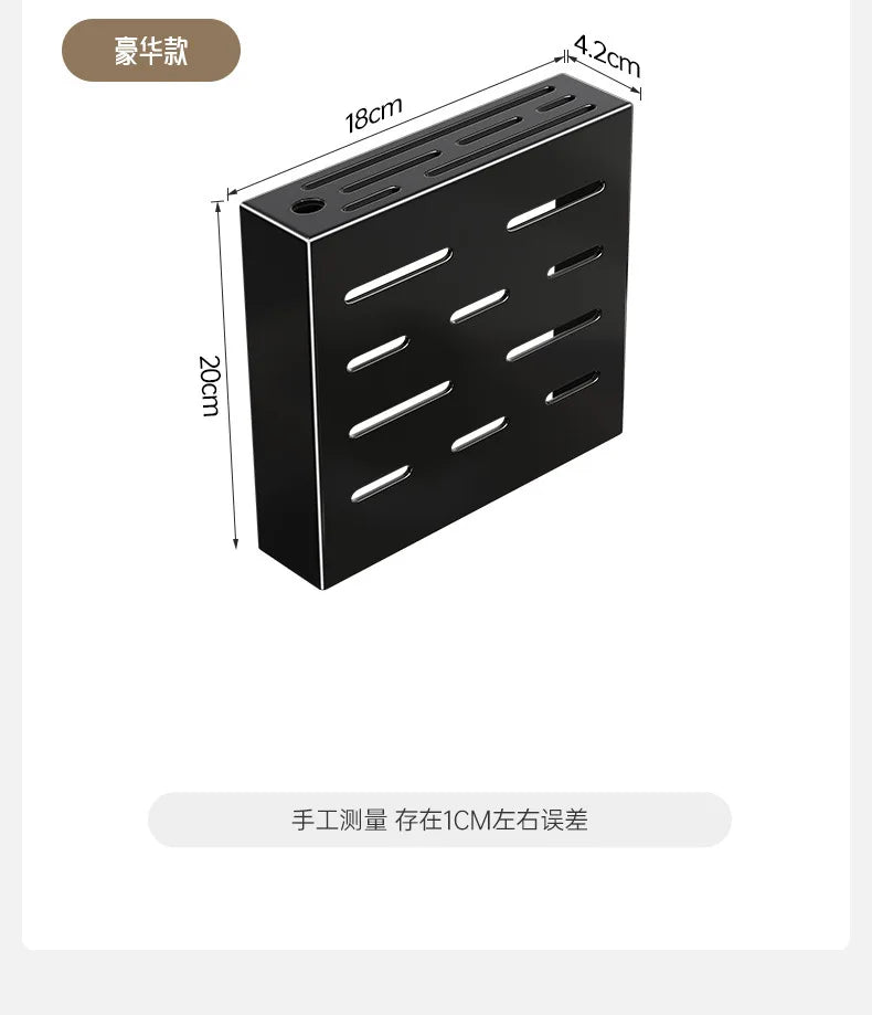 Kitchen knife holder, knife rack, non-perforation, wall-mounted storage box, kitchen organizer  kitchen items