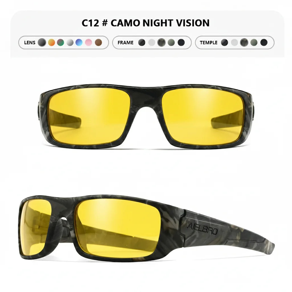 4PCS Sun Glasses – Unisex Square Frames with UV400 Lens, Perfect for Driving, Golf, Fishing All-Weather Outdoor Activities