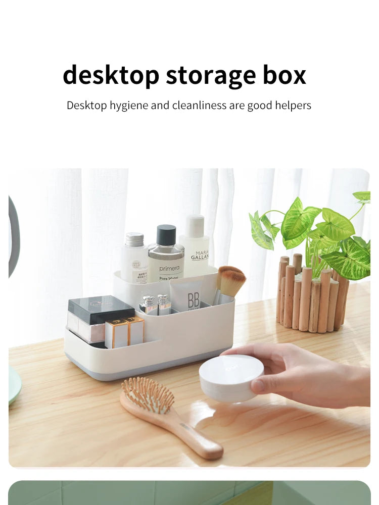 Creative Makeup Organizer Box with Drawer for Dressing Table Storage Drawer Dressing Table Container Sundries Case Makeup Box