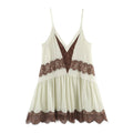 Womens Dresses Lace Slip Dress Summer 2026 Sexy Evening Dresses Ladies Mini Dress Sleeveless Backless Vestidos Splicing Dress