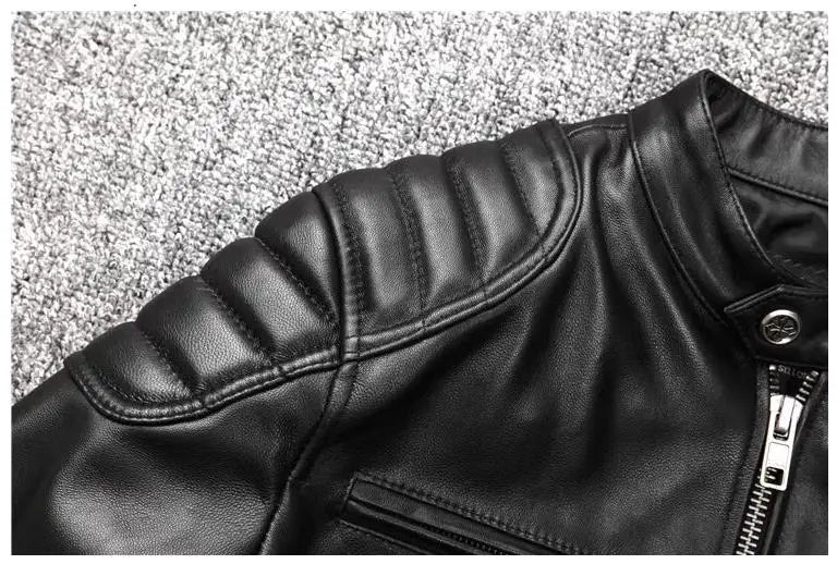 YR!Wholesales.Mens Real Natural Cowhide Cloth.100%.Cool Motor Rider Leather Jacket.Plus Size Slim Fit Real Leather Cloth