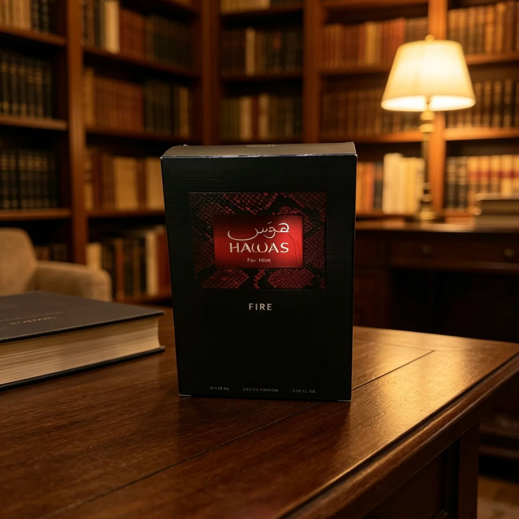 Hawas Fire For Him Eau De Parfum 100ml Perfume For Men Long Lasting Fragrance