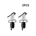 Oil Pour Spouts Olive Oil Vinegar Bottle Dispenser Pourer with Leak-Proof Cap for Kitchen Bar Sauce Salad