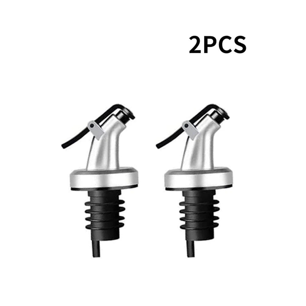 Oil Pour Spouts Olive Oil Vinegar Bottle Dispenser Pourer with Leak-Proof Cap for Kitchen Bar Sauce Salad