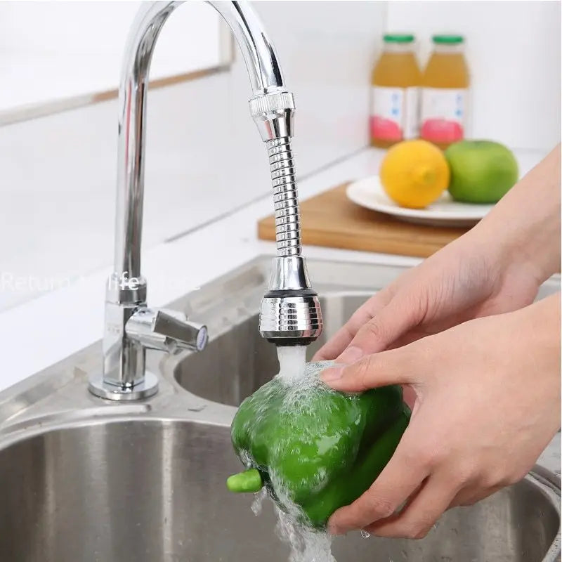 5pcs Kitchen Faucet Water Stainless Steel Shower Saving High Pressure Nozzle Tap Adapter Bathroom Sink Spray Bathroom Shower