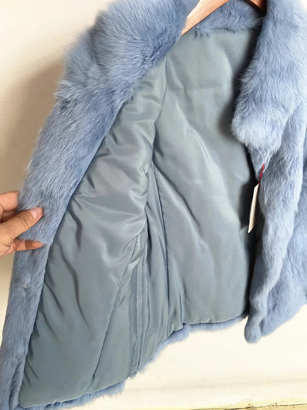 Natural Rabbit Fur Coat Women Winter Jacket Real Leather And Fur Bolero Women's Clothing Female Outerwears With 2025 Black Cold