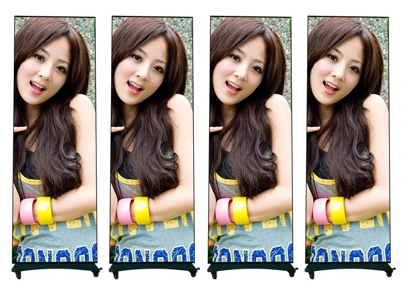 High Refresh Indoor GOB LED Poster Display Screen 640x1920mm High-Definition Multi-Unit Splicable for Business & Entertainment