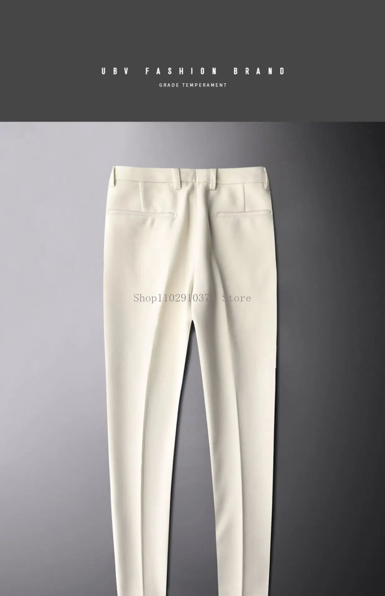 High Quality 2023 Autumn Winter New Men's Suit Pants Fashion Business Casual Woolen Suit Pants Male Straight Formal Trousers