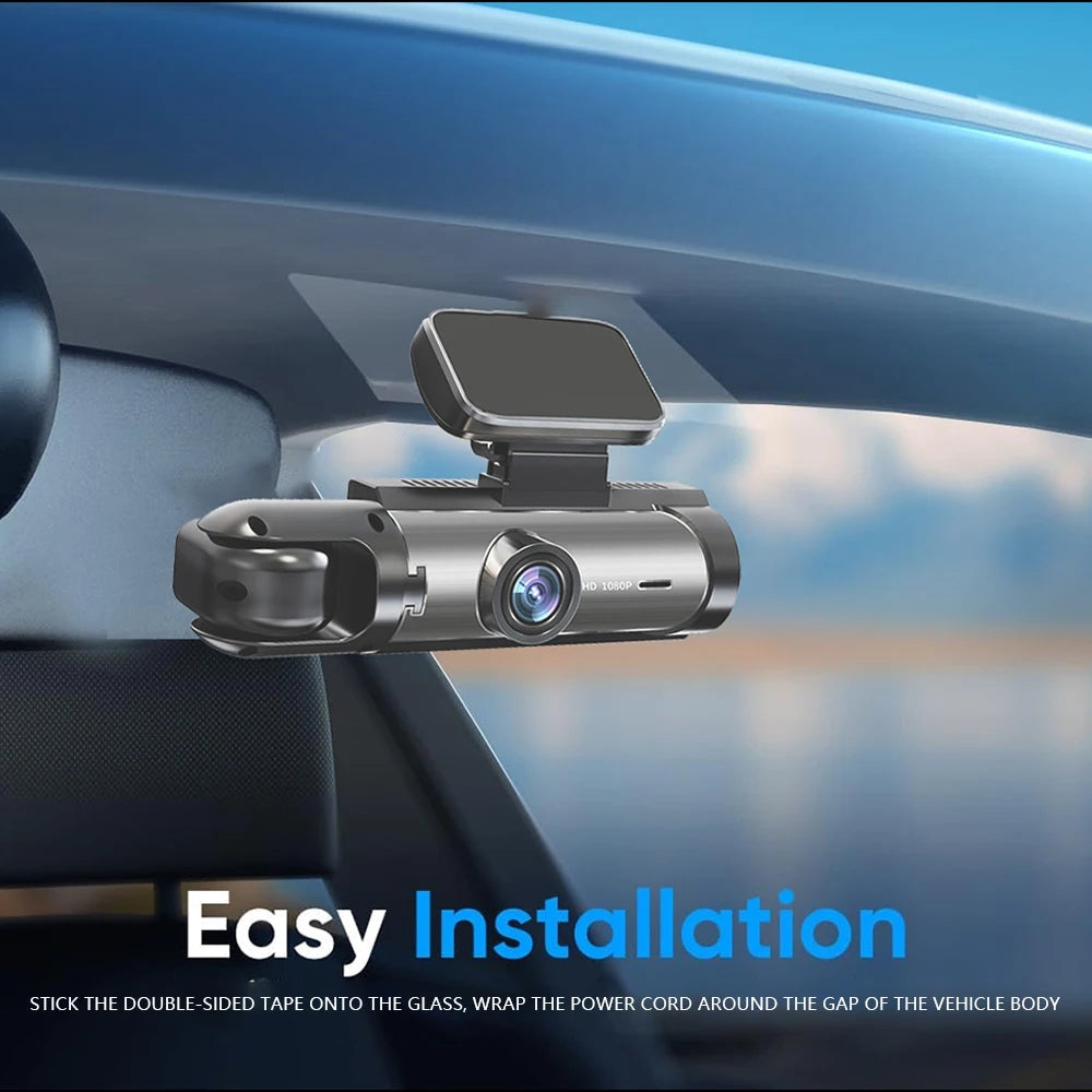 HD 1080P Dual Camera Dash Cam for Car with IR Night Vision Car dvr Loop Recording Wide Angle Lens Car Camera Recorder