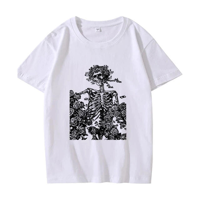2025 Summer Oversized Tshirt Men Breathable Comfortable Dark High Street Gothic Hip-Hop Short Sleeve Tee Y2k Tops Tshirt for Men