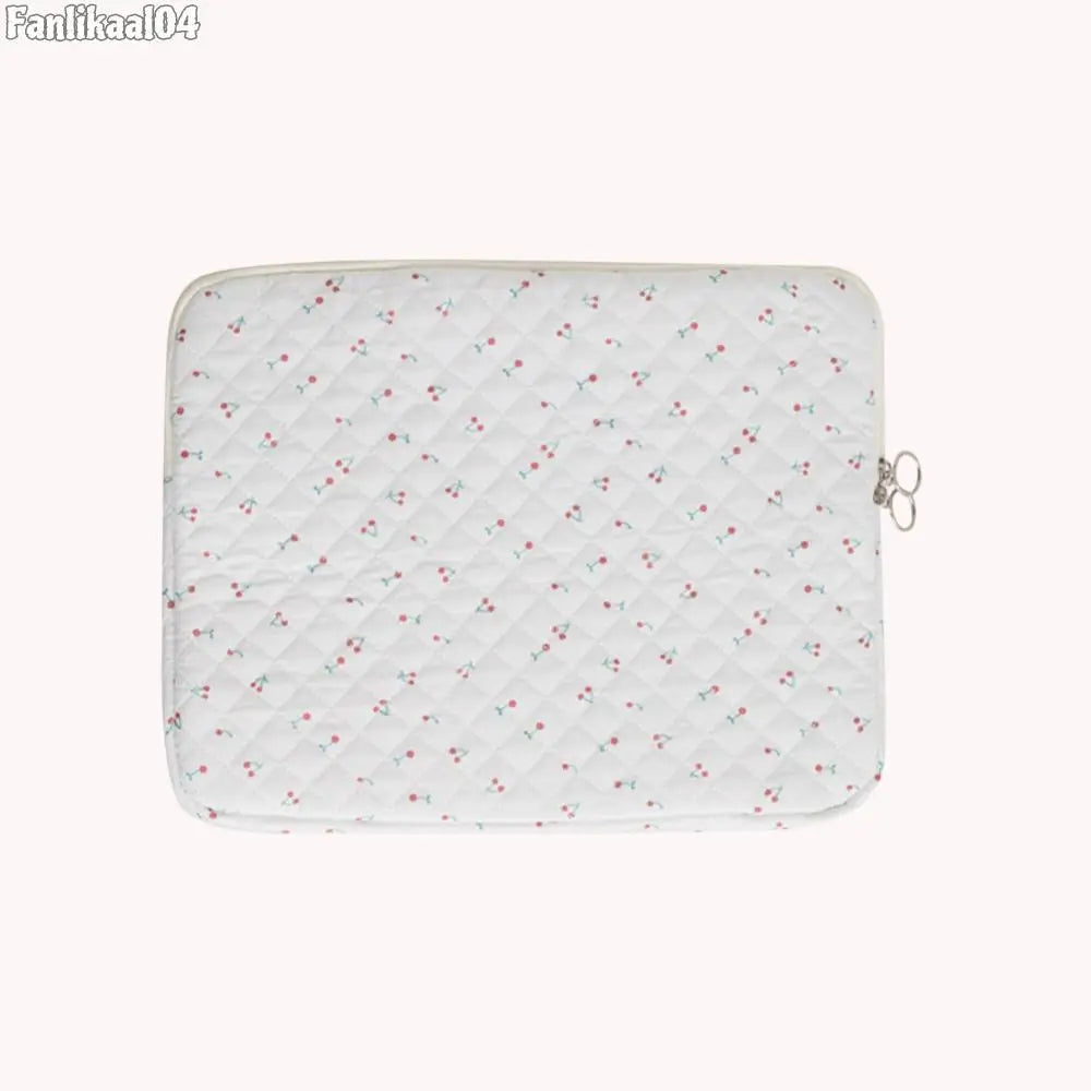 11/13/15 Inch Laptop Sleeve Quilted Laptop Sleeve Case Coquette Floral Laptop Carrying Case Laptop Case