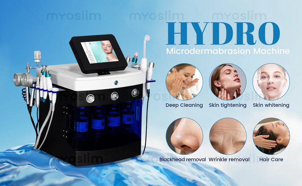 14 in 1 Hydro Beauty Skin Care Master Machine Deep Cleaning Blackhead Removal Skin Firming Brightening Shrink Pores Device