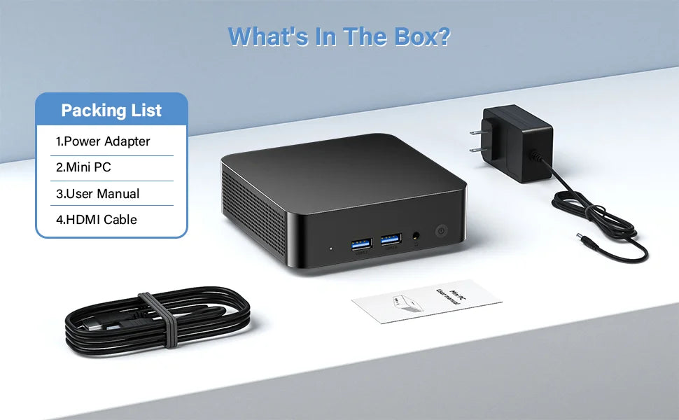 Windows 11 Intel I9 MINI PC Intel Core I9 10980HK/Core I3 6100U MINI Host 16GB DDR4 2048GB SSD WIFI 6 BT5.2 Gaming MINI PC
