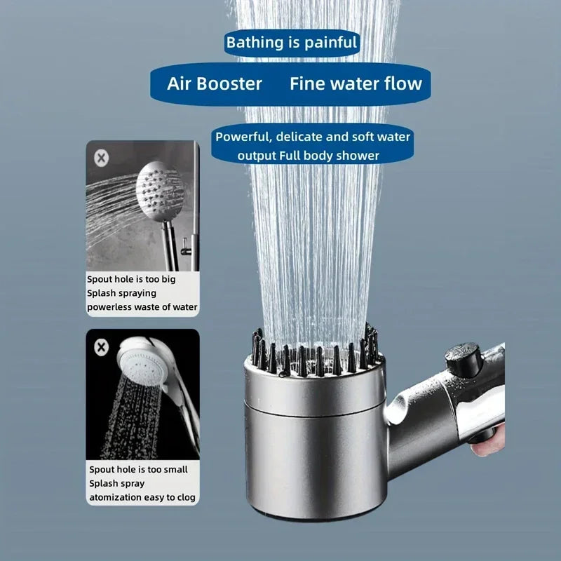 Shower Head Pressure Shower Head with Filter- Water Purification for Home & Travel,Easy Install,Ideal for Camping, Backyard