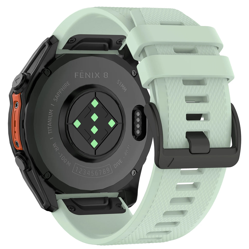 22 26mm Silicone Watch Band for Garmin Fenix 6 6X Pro 5X 5 Plus 7 7X Solar Watchband Bracelet for Fenix8 Epix Pro 47 51mm Corrra