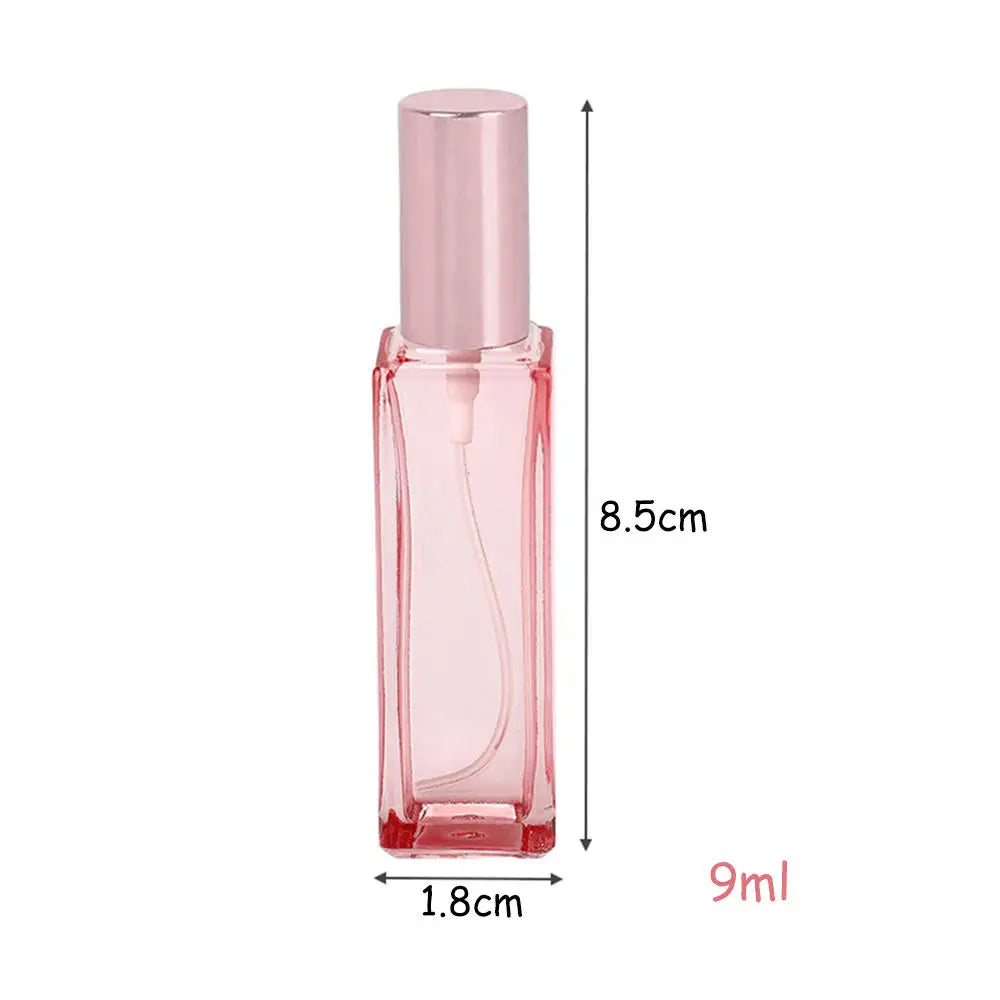 Gradient Blue Perfume Bottle 5ml 9ml 20ml Empty Glass Parfume Atomizer Travel Cosmetic Refillable Spray Bottle Sample Vials