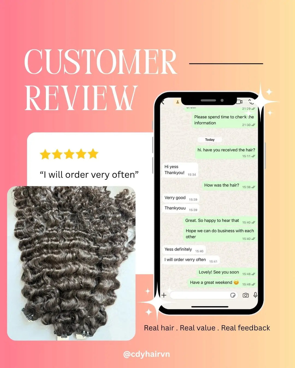 CDYHAIR Wholesale Price Beautiful High Quality Vietnamese Curly Human Extensions Machine Double Weft Super Double Drawn Piano
