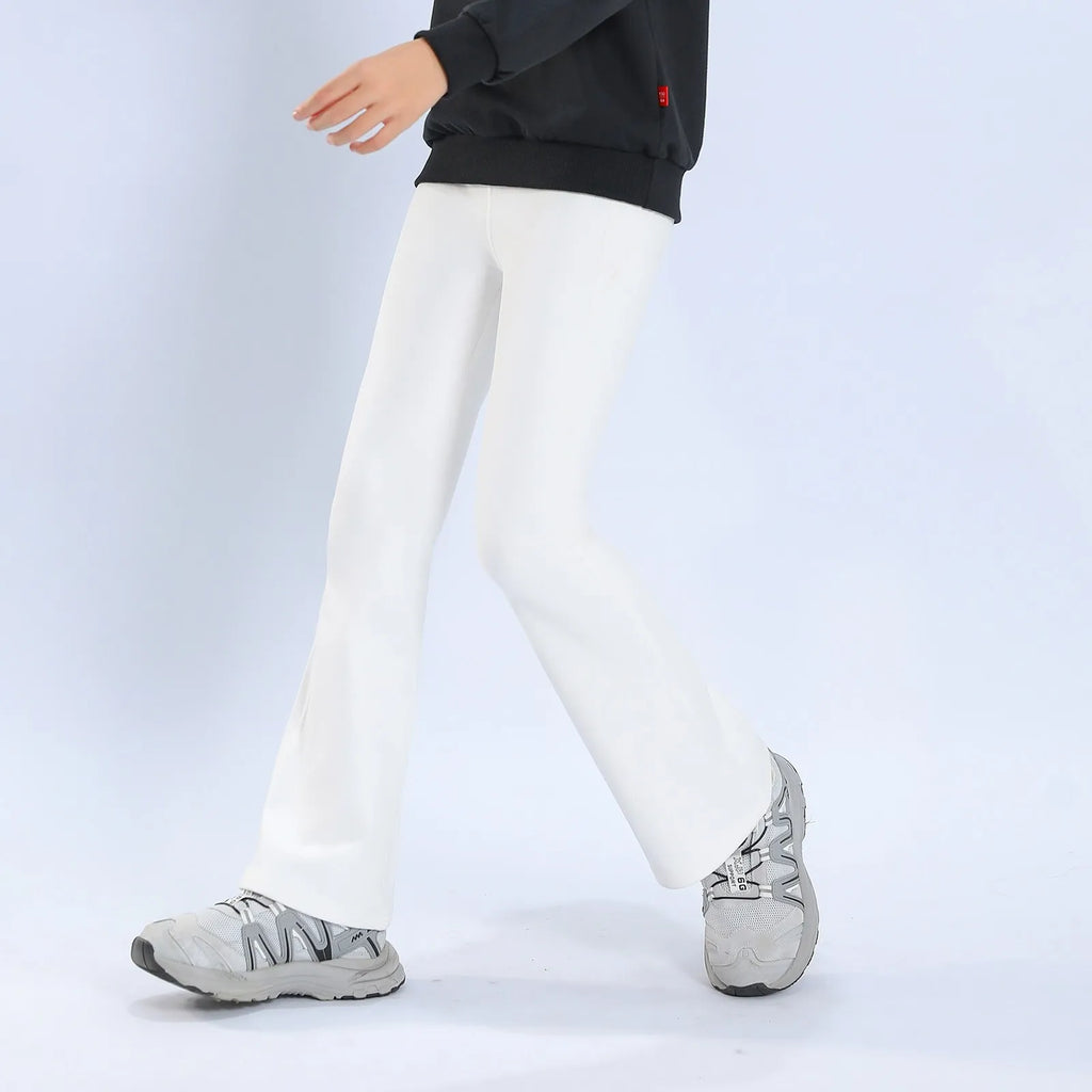 Girl Clothes Size Small Girls' Casual Active Flare Leggings Kids Dance Workout Yoga Pants Comfy Little Girls Skating Pants