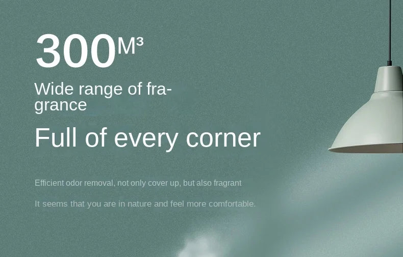 300m³ Aromatherapy Dispenser Hotel Commercial Dispenser Mall Automatic Aroma Essential Oil Diffuser Home Fragrance Air Purifier