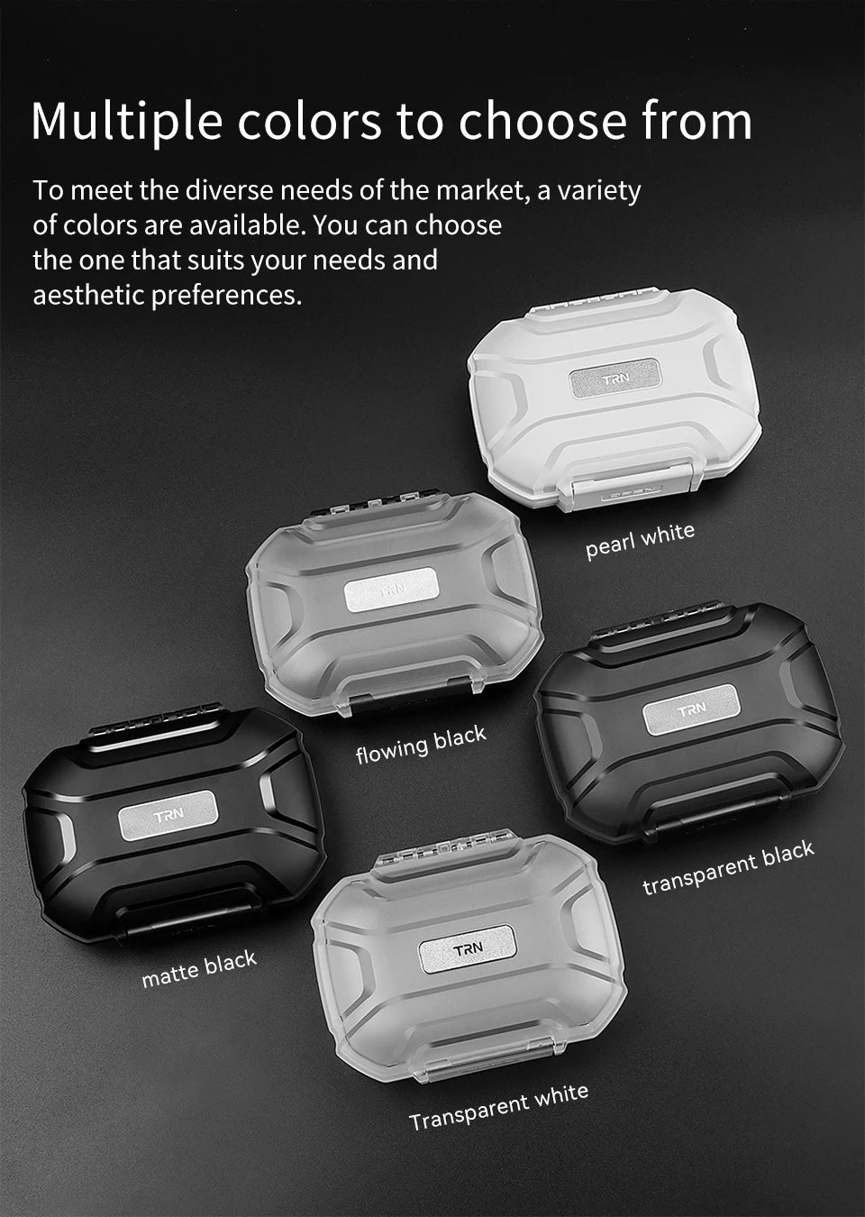 TRN MAG+  Earphone Box Dustproof  Waterproof  Shockproof Earphone Storage Box