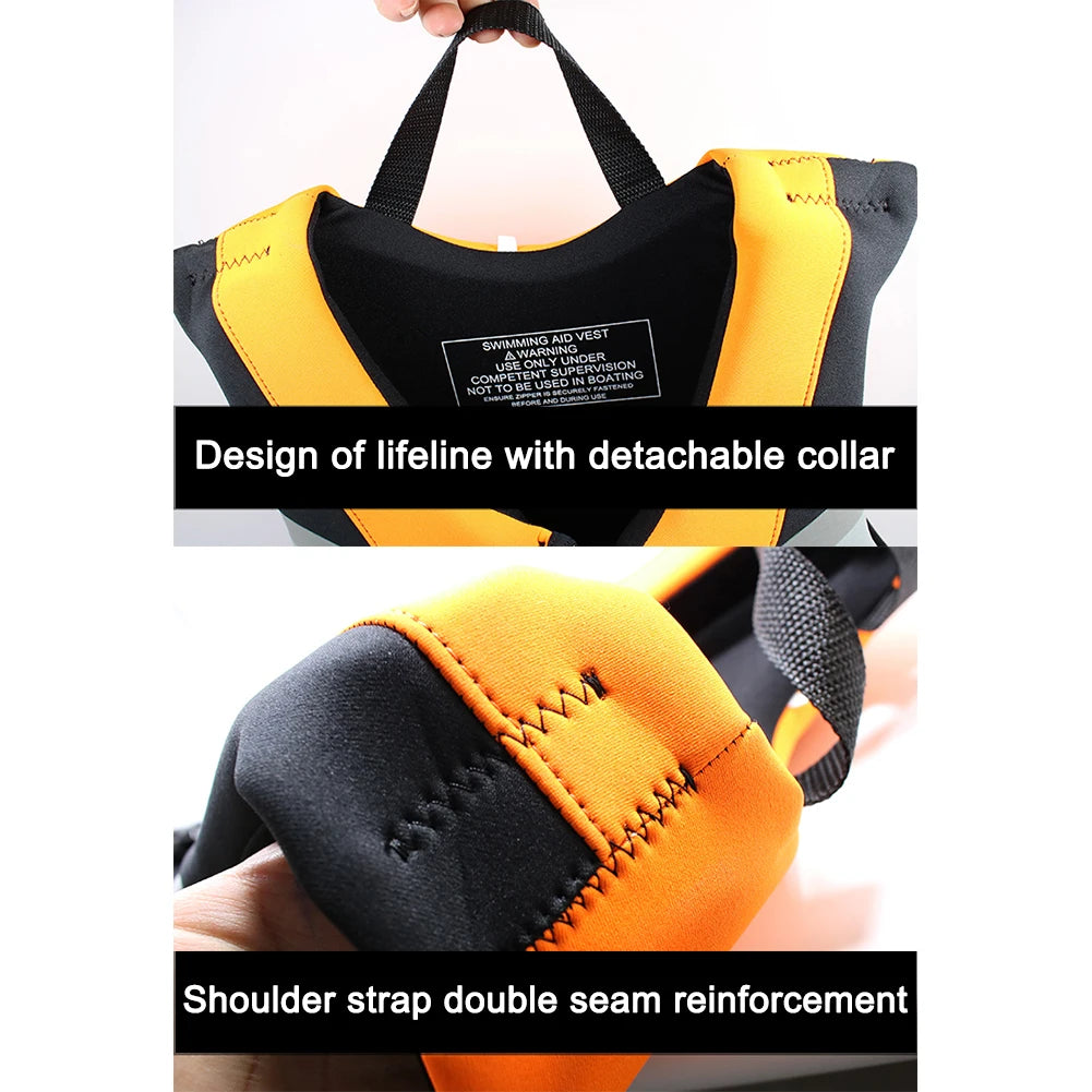 Fishing Water Ski Vest Buoyancy Boating Skiing Driving Vest Lightweight Safety Buckle Floating Foam for Surfing Sailboard Rowing