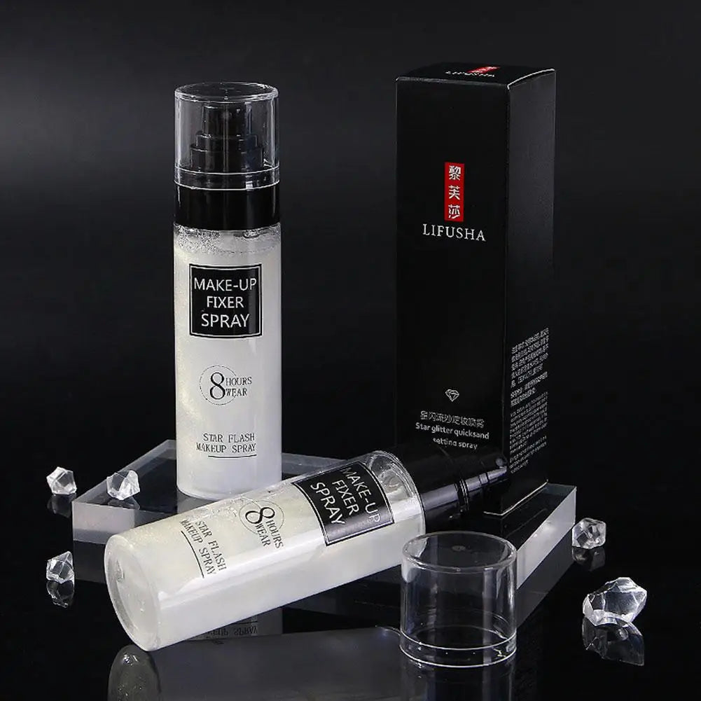 Professional Makeup Setting Spray Quick Drying Finish Mist For Face Foundation Long Lasting Anti-Drop Fixer Spray Beauty Makeup