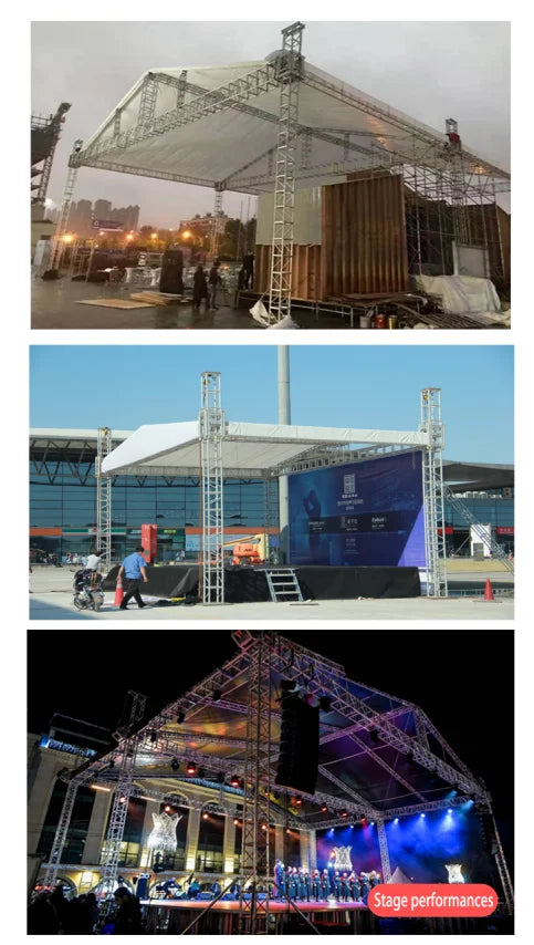 Factory Price Aluminum Mobile Global Lighting Booth Display Portable Trusses for Events