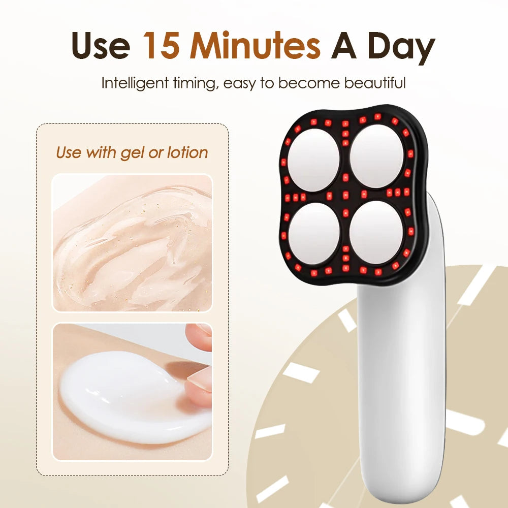 4 Modes Cellulite Massager Body Sculpting Machine Electric Fat Burner Body Slimming Weight Loss Skin Lifting Beauty Care Device