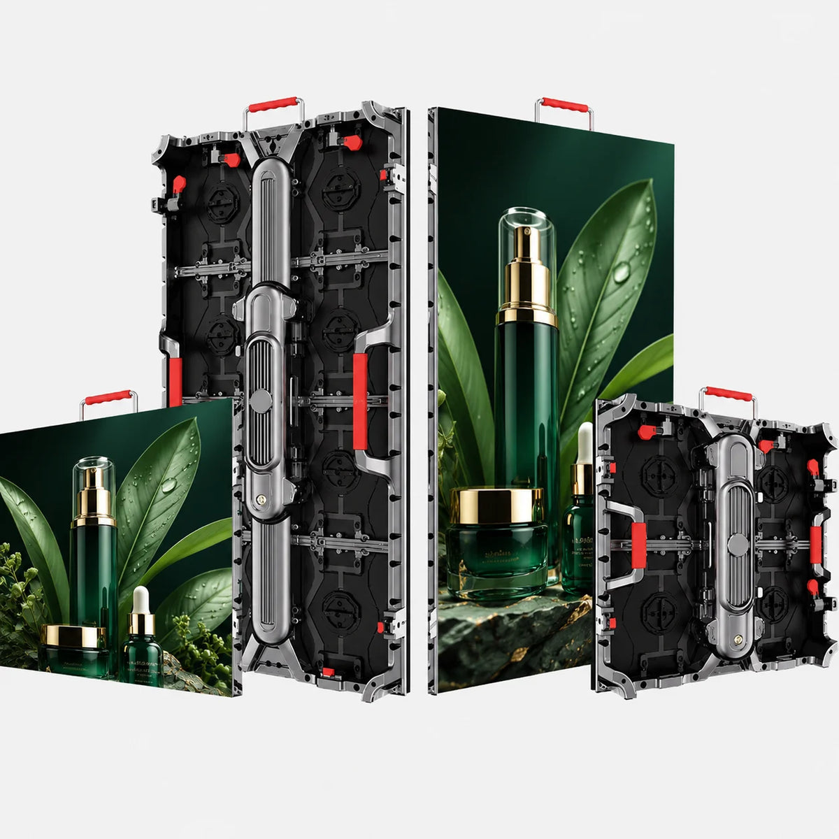 High Resolution Outdoor/Indoor P3.91 Micro Tile Led Display Screen, 500x500mm 500x1000mm for Corporate Lobby Control Room Museum