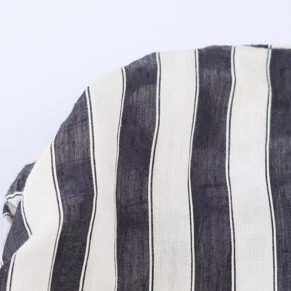 KONDALA Chic Striped Patchwork Modern Woman Belt Long Dress Buttons Spring Fashion 2026 Dress Elegant Sleeveless Female Vestidos