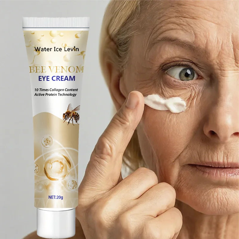 Bee Venom Eye Cream 10X Collagen - Intense Firming & Hydration, Fast Absorption, Non-Greasy, Winter Renewal Care, All Skin Types
