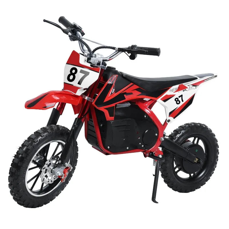 500W Dirtbike Children's Sports Mountain Racing Light and Small Children 36V Mini Electric Motocross Bike