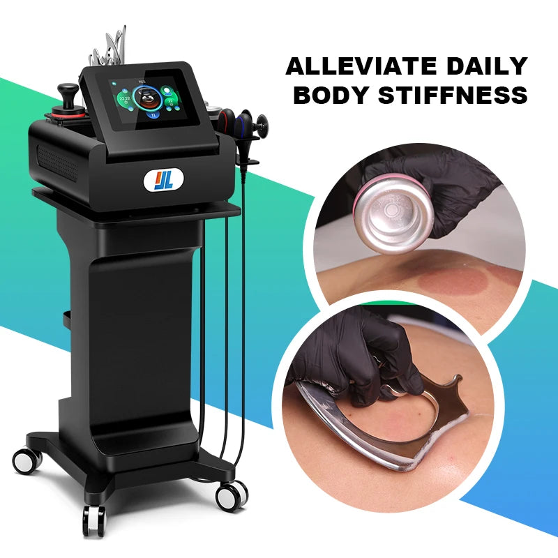 Upgrade 448KHZ RF Tecar Therapy RET CET Diathermy Fat Removal Machine Anti-Cellulite Relieve Pain Home Appliance Muscle Massager